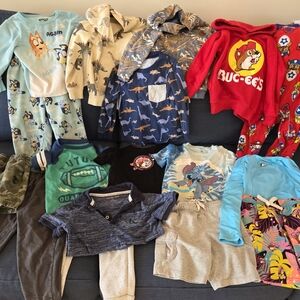 Disney Blue and Gray Dinosaur Hoodie Set